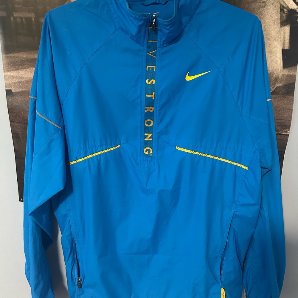 Nike Y2K Livestrong Spellout Windbreaker